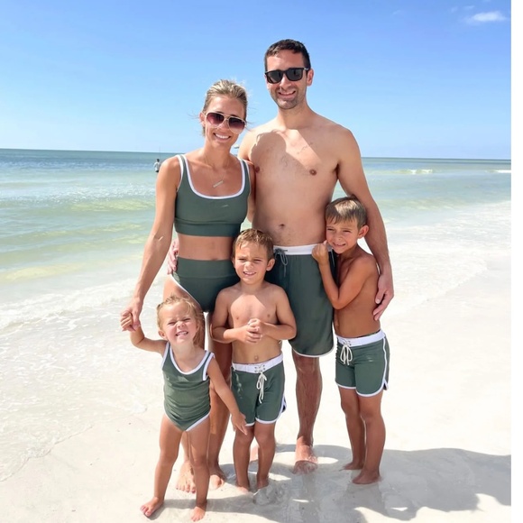 LainSnow Kiawah Bottom NWT Sage/White - Picture 3 of 4